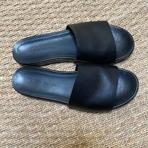 Jenni Kayne Black Leather Sandals